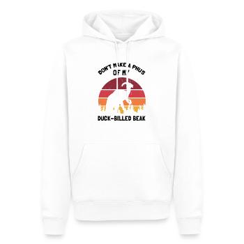 Paläontologie-Lehrer und Parasaurolophus Motif - Männer Premium Bio Hoodie - Weiß - Vorne - Nico (187cm)