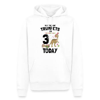 Paläontologie-Lehrer und Parasaurolophus Motif - Männer Premium Bio Hoodie - Weiß - Vorne - Nico (187cm)