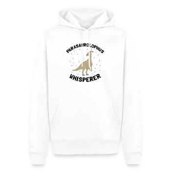 Paläontologie-Lehrer und Parasaurolophus Motif - Männer Premium Bio Hoodie - Weiß - Vorne - Nico (187cm)