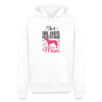 Beste Hollandse Herdershond Mama - Männer Premium Bio Hoodie - Weiß - Vorne - Nico (187cm)