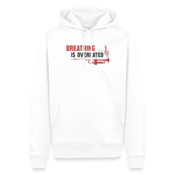 Trumpet Player Breathing Is So - Männer Premium Bio Hoodie - Weiß - Vorne - Nico (187cm)