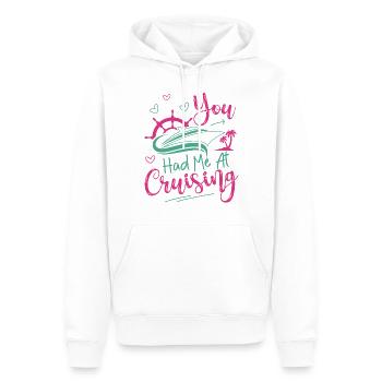 Croisière Vacances Fille que Vous aviez - Sweat à capuche Premium bio Homme - blanc - Devant - Nico (187cm)