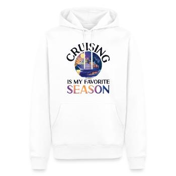 Cruise Ship Vacation Girl Cruising - Männer Premium Bio Hoodie - Weiß - Vorne - Nico (187cm)