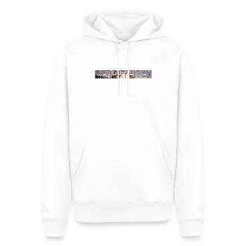 bergsteigen - Männer Premium Bio Hoodie - Weiß - Vorne - Nico (187cm)