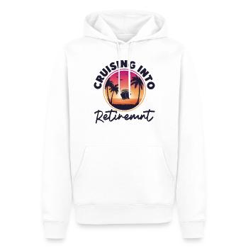 Cruise Ship Vacation Retired - Männer Premium Bio Hoodie - Weiß - Vorne - Nico (187cm)