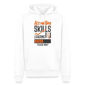 Accountant Bookkeeper Accounting - Männer Premium Bio Hoodie - Weiß - Vorne - Nico (187cm)