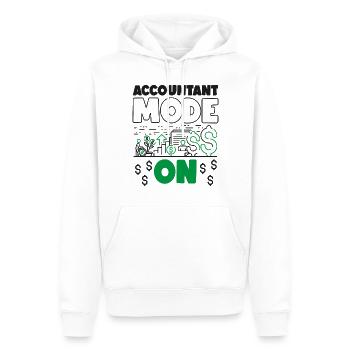 Accountant Bookkeeper Accounting - Männer Premium Bio Hoodie - Weiß - Vorne - Nico (187cm)