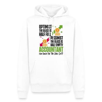 Accountant Bookkeeper Accounting - Männer Premium Bio Hoodie - Weiß - Vorne - Nico (187cm)