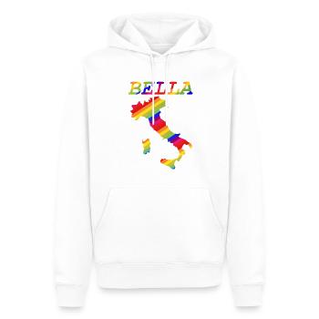 Bella Italia LGBTQ freiheit für die freie Liebe - Männer Premium Bio Hoodie - Weiß - Vorne - Nico (187cm)