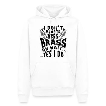 Trompeter Trompete Instrument Blechblasmusik - Männer Premium Bio Hoodie - Weiß - Vorne - Nico (187cm)