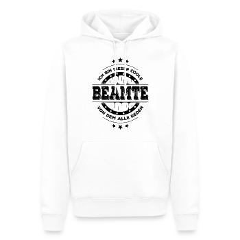 Beamter Geburtstag Öffentlicher Dienst Geschenk - Männer Premium Bio Hoodie - Weiß - Vorne - Nico (187cm)