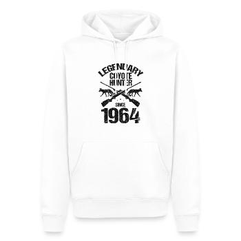 Conception de coyote pour les réacteurs de coyote - Sweat à capuche Premium bio Homme - blanc - Devant - Nico (187cm)