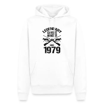 Conception de coyote pour les réacteurs de coyote - Sweat à capuche Premium bio Homme - blanc - Devant - Nico (187cm)