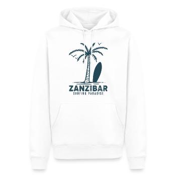 Tansania Palmenstrand Paradies Souvenir Arika - Männer Premium Bio Hoodie - Weiß - Vorne - Nico (187cm)