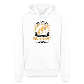 Fahrzeuglackierer zum Papa befördert Lackierer - Männer Premium Bio Hoodie - Weiß - Vorne - Nico (187cm)