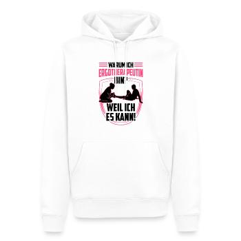 Ergotherapeutin weil ich kann Ergotherapie - Männer Premium Bio Hoodie - Weiß - Vorne - Nico (187cm)