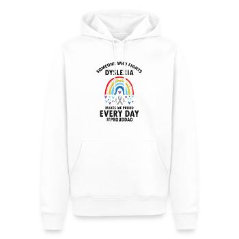 Legasthenie-Intervention für Legasthenie-Therapie - Männer Premium Bio Hoodie - Weiß - Vorne - Nico (187cm)