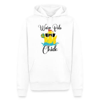 Water Polo Chicken Girl Water Polo - Männer Premium Bio Hoodie - Weiß - Vorne - Nico (187cm)