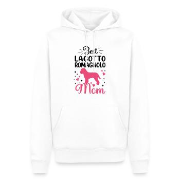 Best Lagotto Romagnolo Mama Truffle Dog - Men’s Premium Organic Hoodie - white - Front - Nico (187cm)