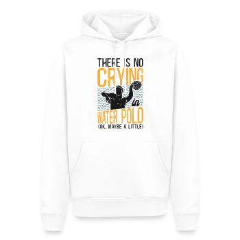 Water Polo There Is No Crying In - Männer Premium Bio Hoodie - Weiß - Vorne - Nico (187cm)