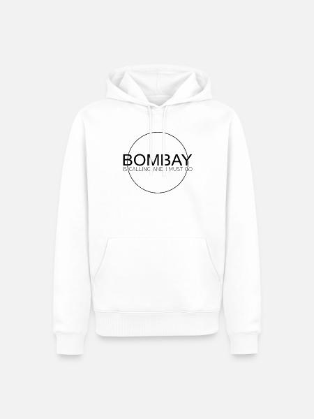 Bombay Saying - Men’s Premium Organic Hoodie - white