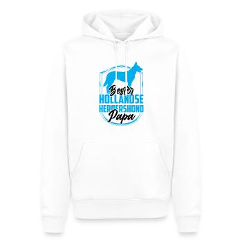Bester Hollandse Herdershond Papa - Männer Premium Bio Hoodie - Weiß - Vorne - Nico (187cm)
