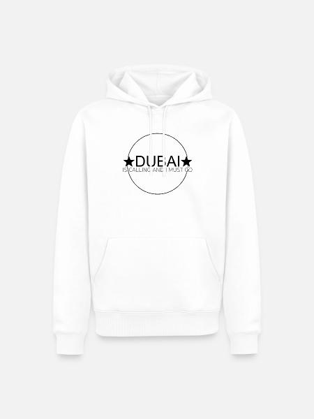 Dubaï Citation - Sweat à capuche Premium bio Homme - blanc