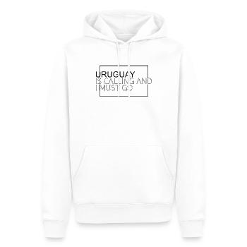Uruguay Spruch - Männer Premium Bio Hoodie - Weiß - Vorne - Nico (187cm)