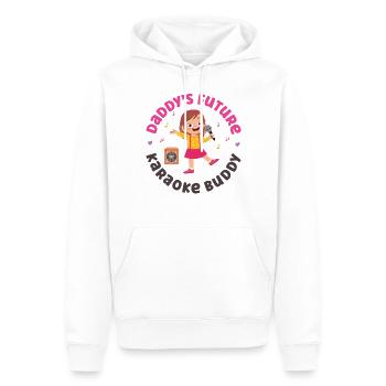 Karaoke Singer Daddy's Future - Men’s Premium Organic Hoodie - white - Front - Nico (187cm)