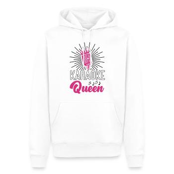 Karaoke Singer 80s Retro Karaoke - Männer Premium Bio Hoodie - Weiß - Vorne - Nico (187cm)