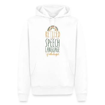 Speech Therapist Therapy Assistant - Männer Premium Bio Hoodie - Weiß - Vorne - Nico (187cm)