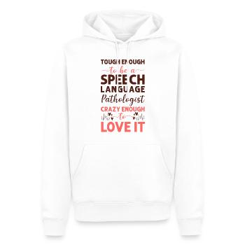 Speech Therapist Therapy Assistant - Männer Premium Bio Hoodie - Weiß - Vorne - Nico (187cm)