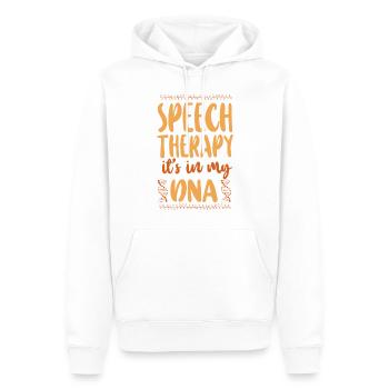 Speech Therapist Therapy Assistant - Männer Premium Bio Hoodie - Weiß - Vorne - Nico (187cm)