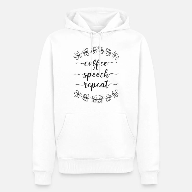 Speech Therapist Therapy Assistant - Männer Premium Bio Hoodie - Weiß
