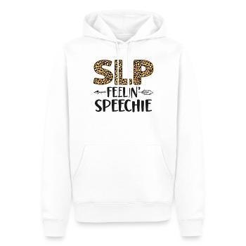 Speech Therapist Therapy Assistant - Men’s Premium Organic Hoodie - white - Front - Nico (187cm)
