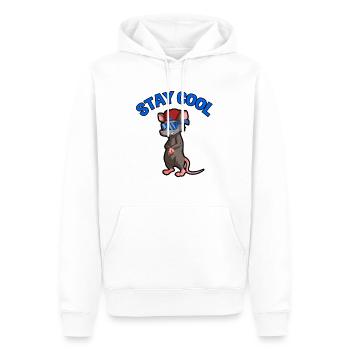 Conception d’opossum pour les amateurs d’opossum et d’opossum - Sweat à capuche Premium bio Homme - blanc - Devant - Nico (187cm)