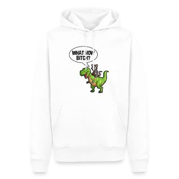 Opossum Spruch für Tierliebhaber und Possum - Männer Premium Bio Hoodie - Weiß - Vorne - Nico (187cm)