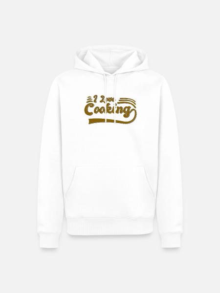 I love cooking - Men’s Premium Organic Hoodie - white