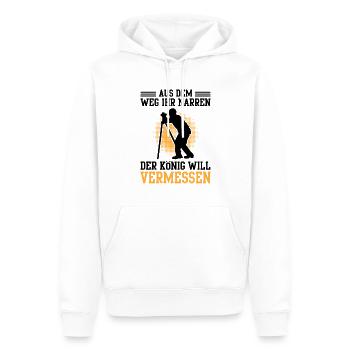 Vermessungstechniker aus dem Weg Vermesser - Männer Premium Bio Hoodie - Weiß - Vorne - Nico (187cm)