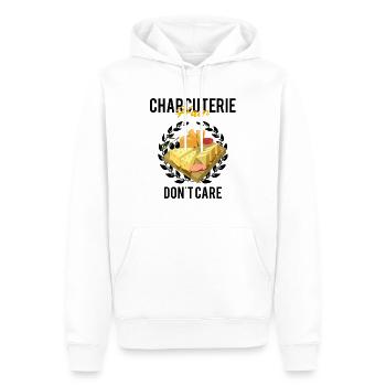 Charcuterie design for cheesemakers - Men’s Premium Organic Hoodie - white - Front - Nico (187cm)