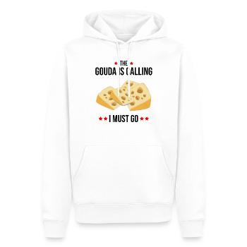 Charcuterie design for cheesemakers - Men’s Premium Organic Hoodie - white - Front - Nico (187cm)