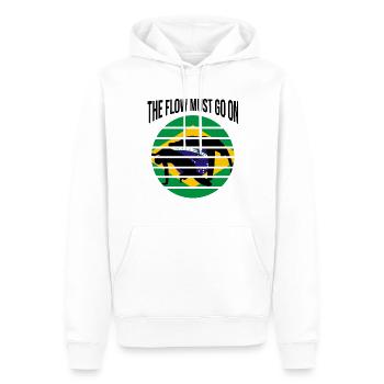 Arts martiaux brésiliens pour instruments de capoeira - Sweat à capuche Premium bio Homme - blanc - Devant - Nico (187cm)