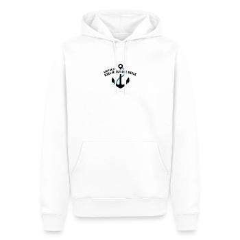 Kiel heilt die Seele - Männer Premium Bio Hoodie - Weiß - Vorne - Nico (187cm)