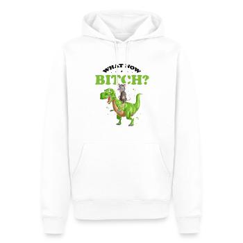 Opossum Design pour les amateurs de ratons laveurs et de marsupiaux - Sweat à capuche Premium bio Homme - blanc - Devant - Nico (187cm)