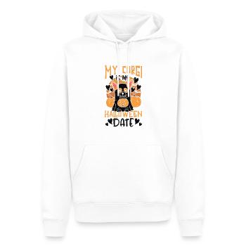 Kürbis-hundebesitzer-haustier-tier-hundcorgi My - Männer Premium Bio Hoodie - Weiß - Vorne - Nico (187cm)