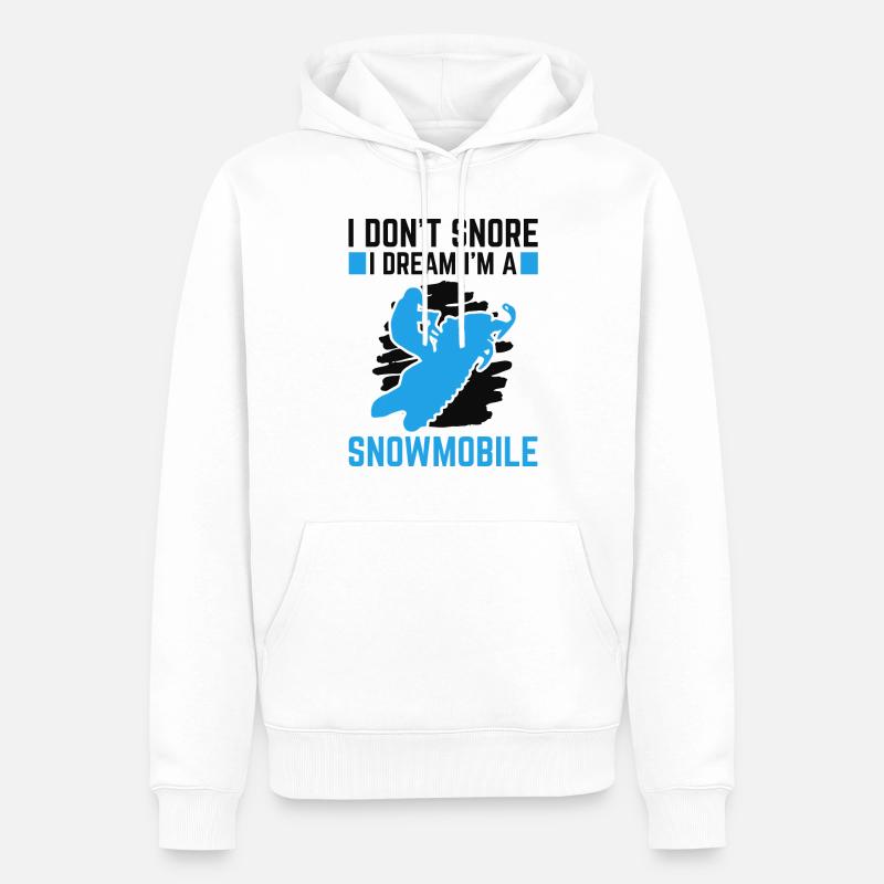 Traum, Ich Bin Ein - Männer Premium Bio Hoodie - Weiß