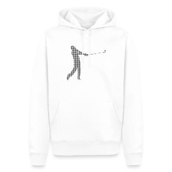 Gulf - Men’s Premium Organic Hoodie - white - Front - Nico (187cm)