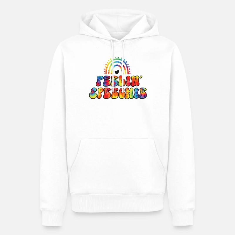 Speech Therapist Therapy Assistant - Männer Premium Bio Hoodie - Weiß