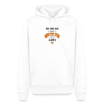 Ein Zuhause ohne Labrador ist nur ein Haus - Männer Premium Bio Hoodie - Weiß - Vorne - Nico (187cm)