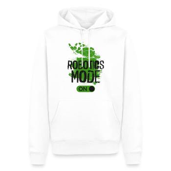 Robot Robotique Ingénieur Robotique - Sweat à capuche Premium bio Homme - blanc - Devant - Nico (187cm)